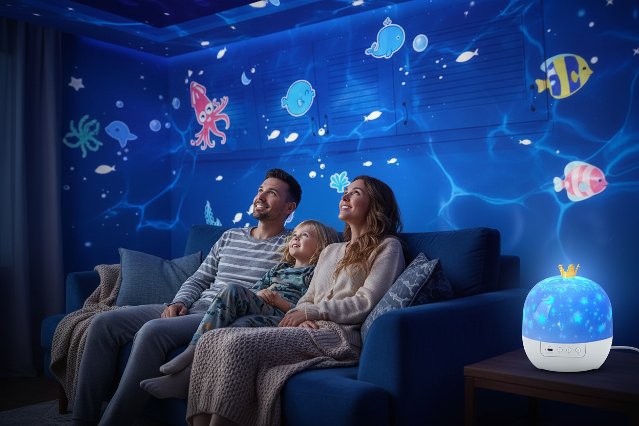 🎁Ocean World LED Rotating Projector Night Light