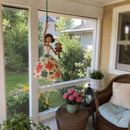 💃🌸Whimsical Dancing Lady Hanging Ornament