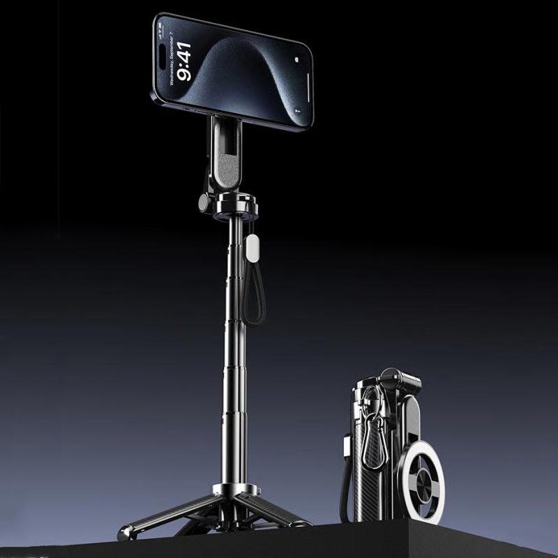 🏆✨4-in-1 Multifunctional magnetic selfie stick with 360° rotation